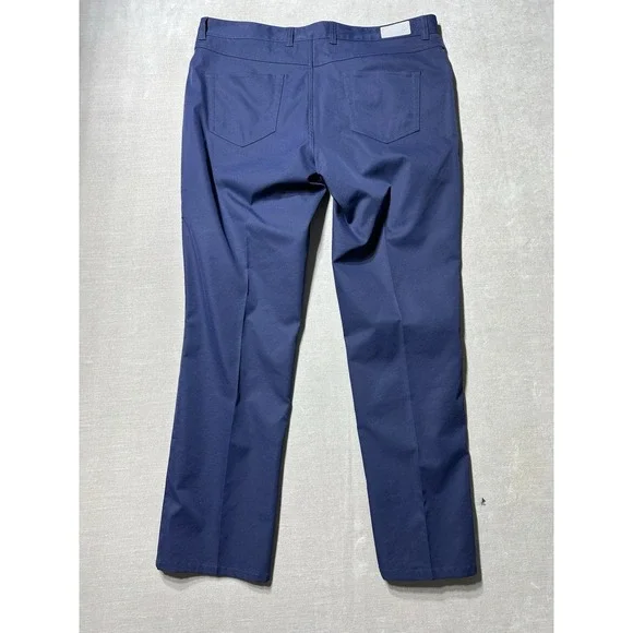 EUC Peter Millar Pants Straight Fit Mens 38x31 Blue Crown Sport Golf Casual - Picture 6 of 8